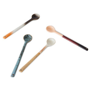 Long Stoneware Spoons -Set of 4
